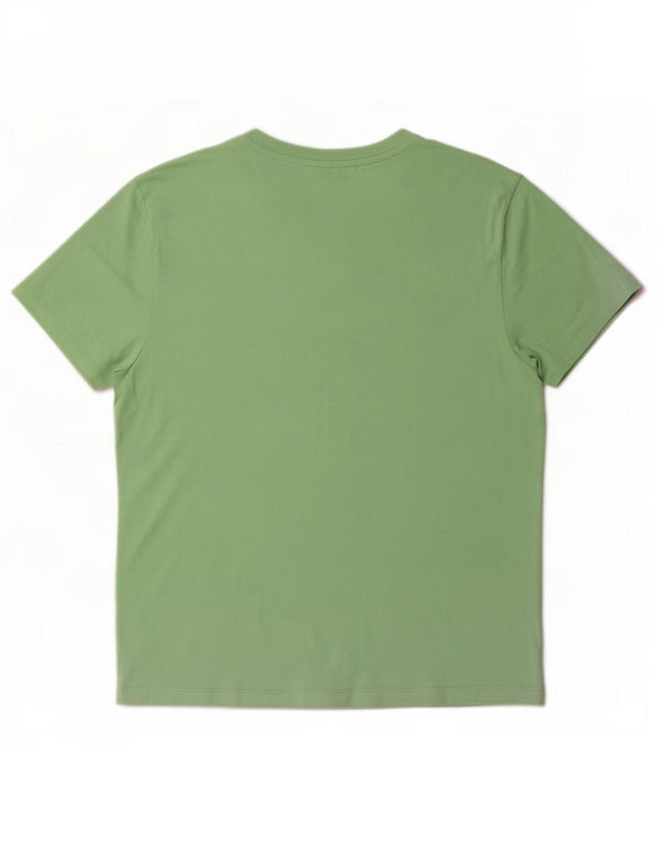 Marc O'Polo Camiseta gráfica para mujer Top UK 46 Grande Algodón verde