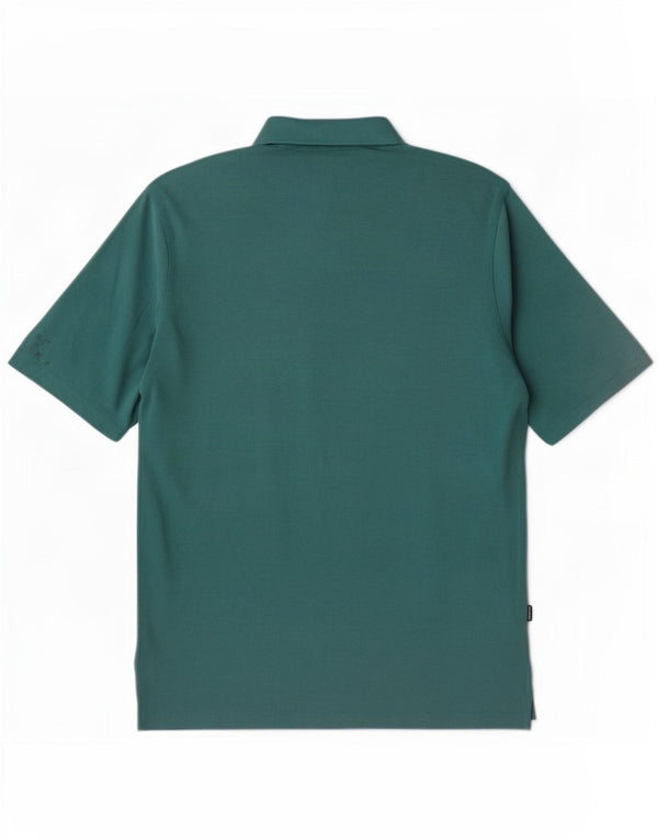 Adidas Polo Hombre UK 40/42 Algodón Verde Medio