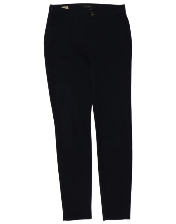 Max Mara Pantalones Chinos Slim para Mujer UK 6 XS W26 L30 Azul Marino Poliéster