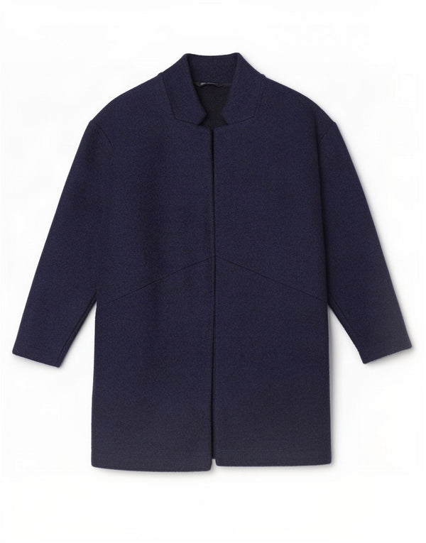 Marks & Spencer Abrigo abierto para mujer UK 40 Medio Azul marino
