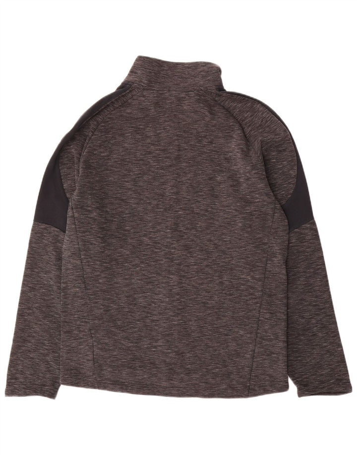 PUMA Chaqueta de chándal para hombre de algodón color block en gris medio