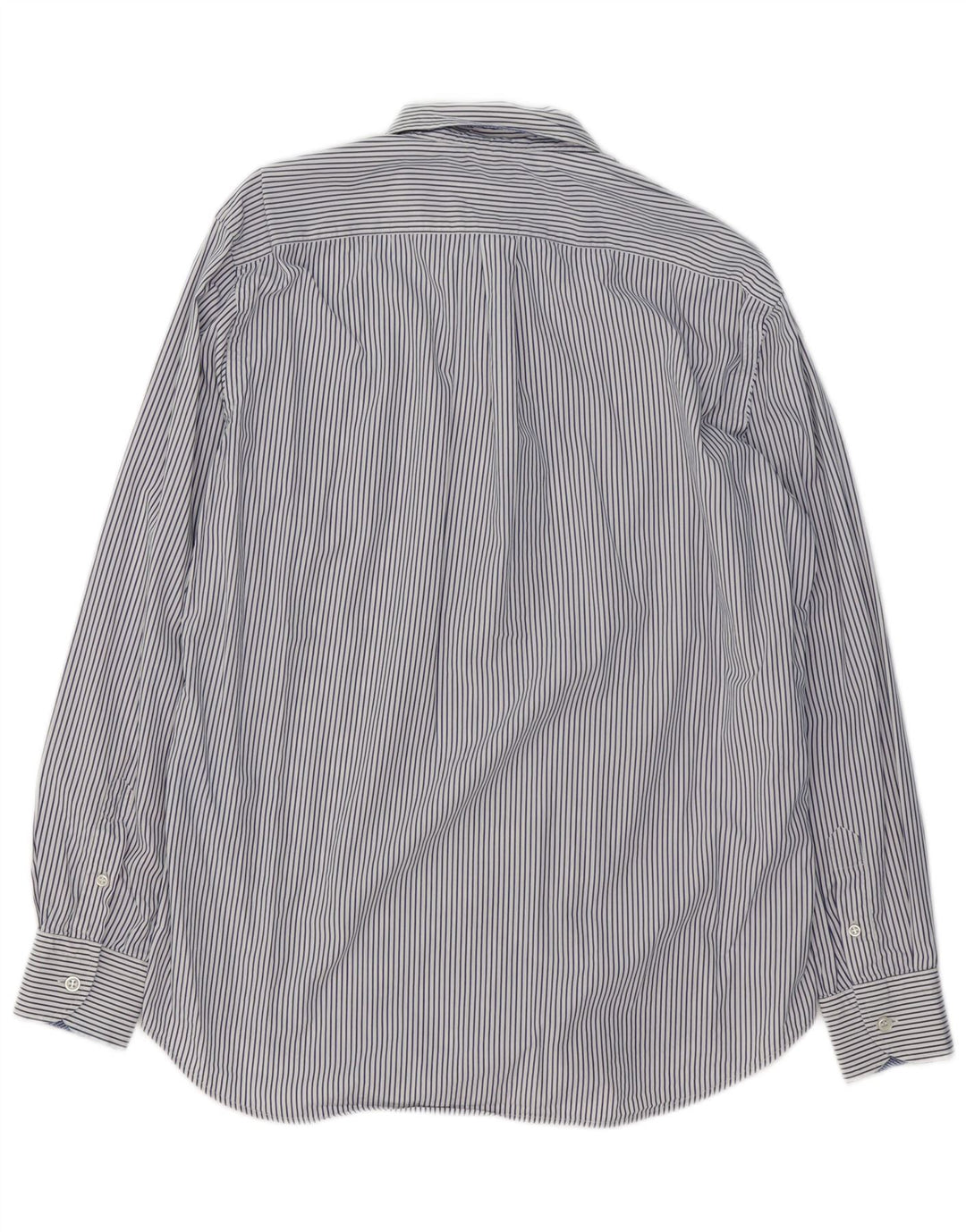 HARMONT & BLAINE Camisa de corte regular para hombre XL Algodón a rayas azules