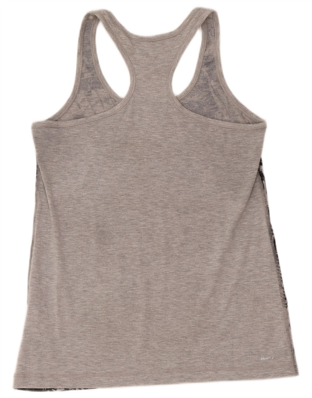Adidas Mujer Climalite Graphic Chaleco Top Reino Unido 12/14 Gris Medio Geométrico
