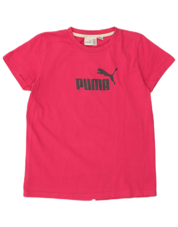 Puma Camiseta gráfica para mujer Top UK 12 Medium Pink