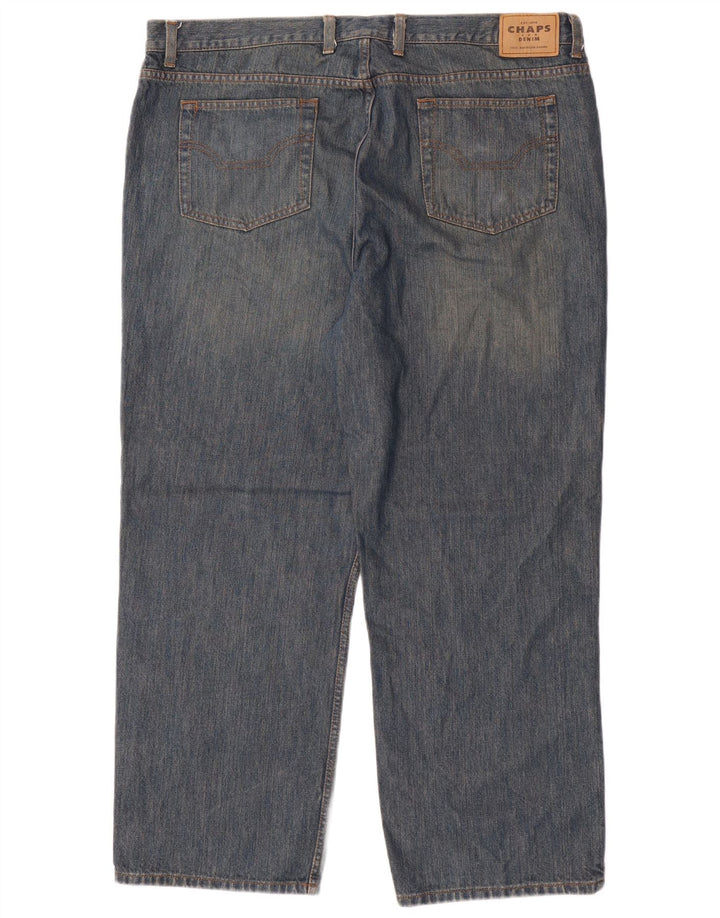 CHAPS Vaqueros rectos para hombre W42 L30 Algodón azul