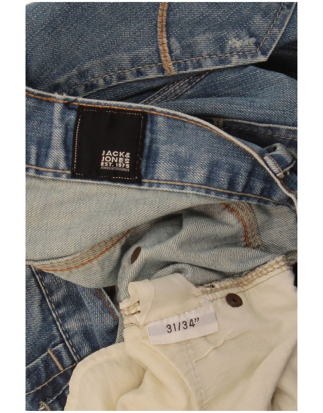 Vaqueros Jack & Jones Hombre Rectos W31 L30 Azul