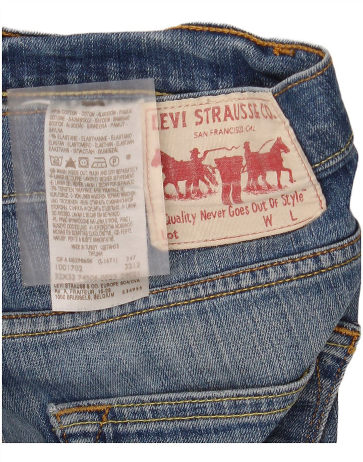 Vaqueros Levi's Hombre Rectos W32 L32 Algodón Azul