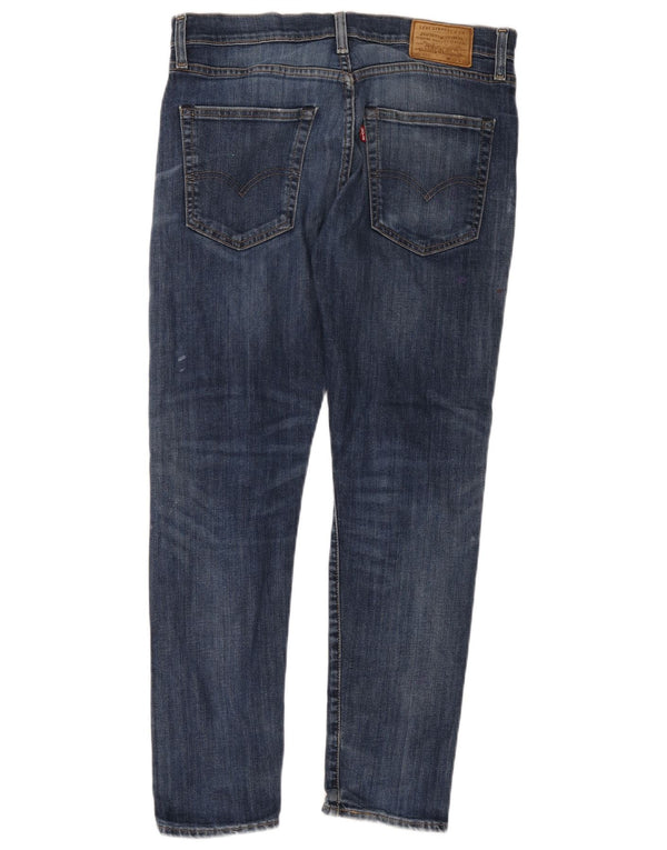 Levi's Hombre 512 Slim Tapered Jeans W33 L30 Algodón Azul