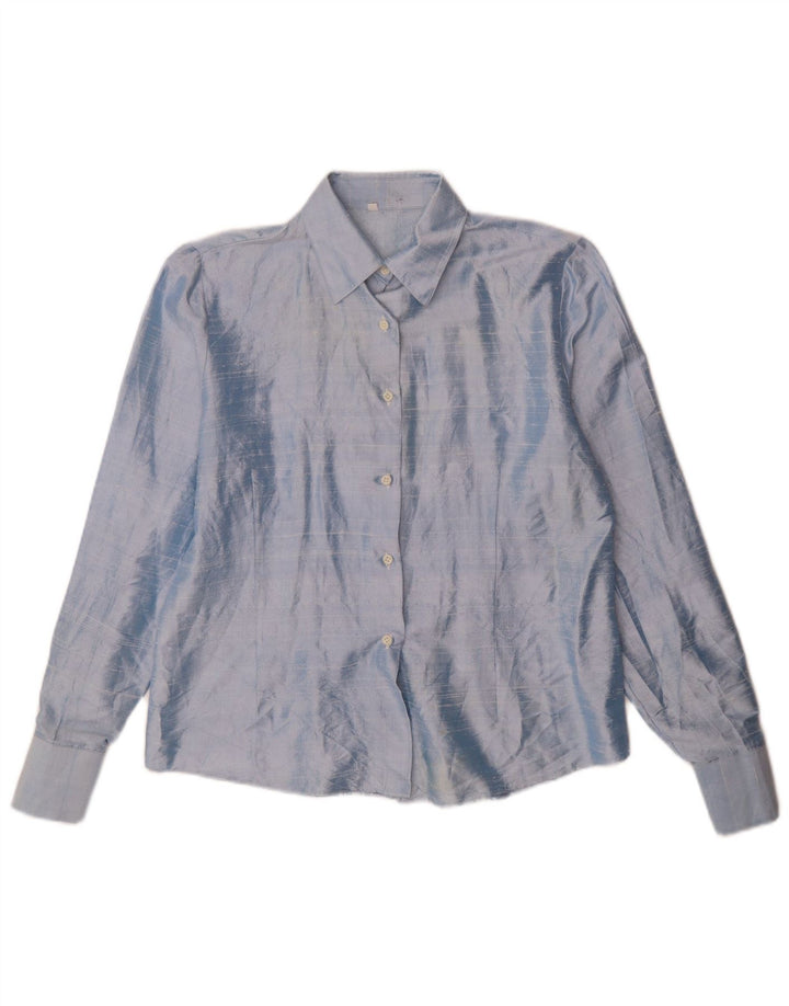 Blusa vintage para mujer IT 48 XL Azul