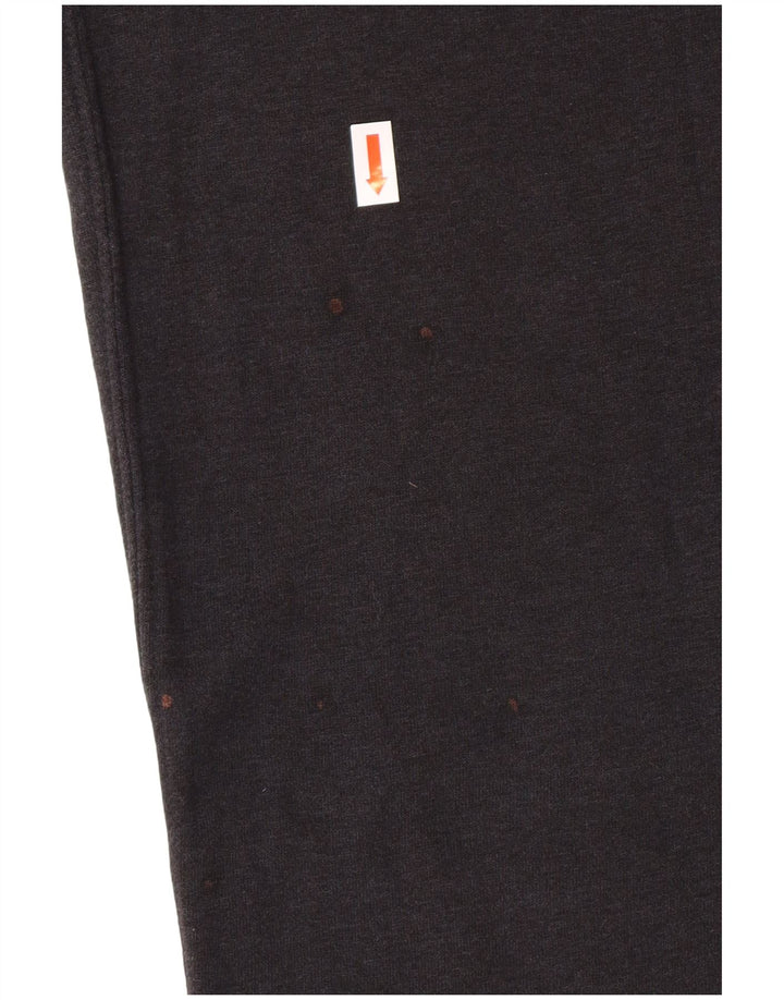 Nike Mujer Graphic Chándal Pantalones Joggers UK 6 XS Negro Algodón Deportes