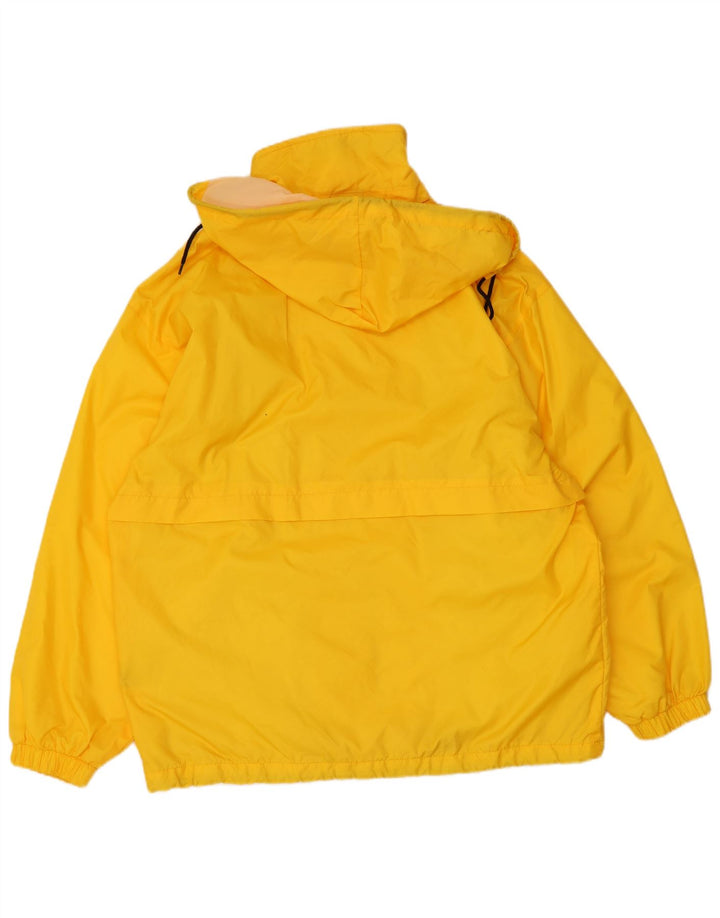 Brugi Chaqueta impermeable con capucha para hombre UK 40 Large Poliamida amarilla