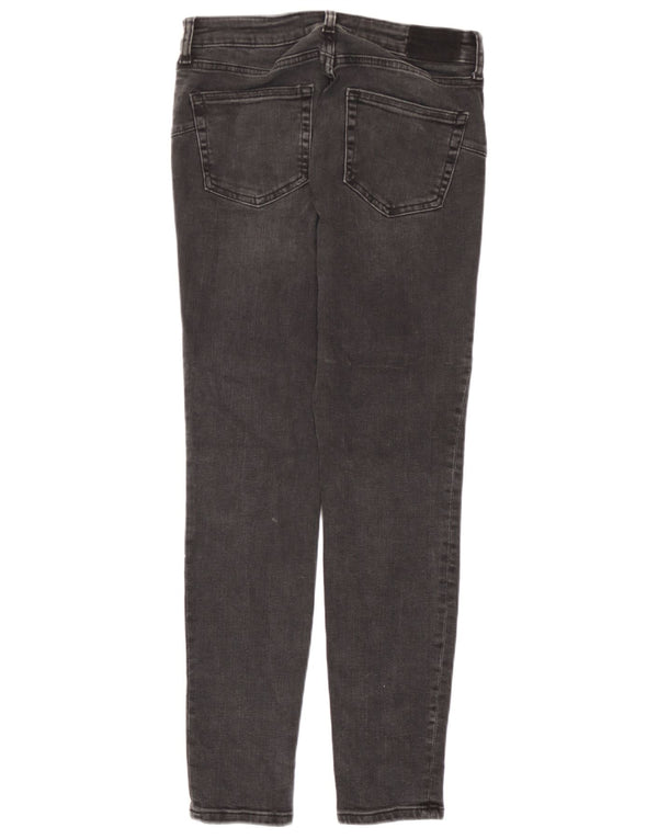 Zara Vaqueros pitillo para mujer EU 38 Small W28 L28 Algodón gris