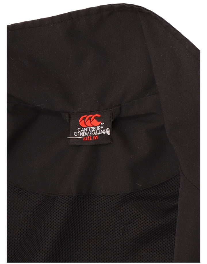 Canterbury Chaqueta de chándal para hombre con diseño color block en negro mediano