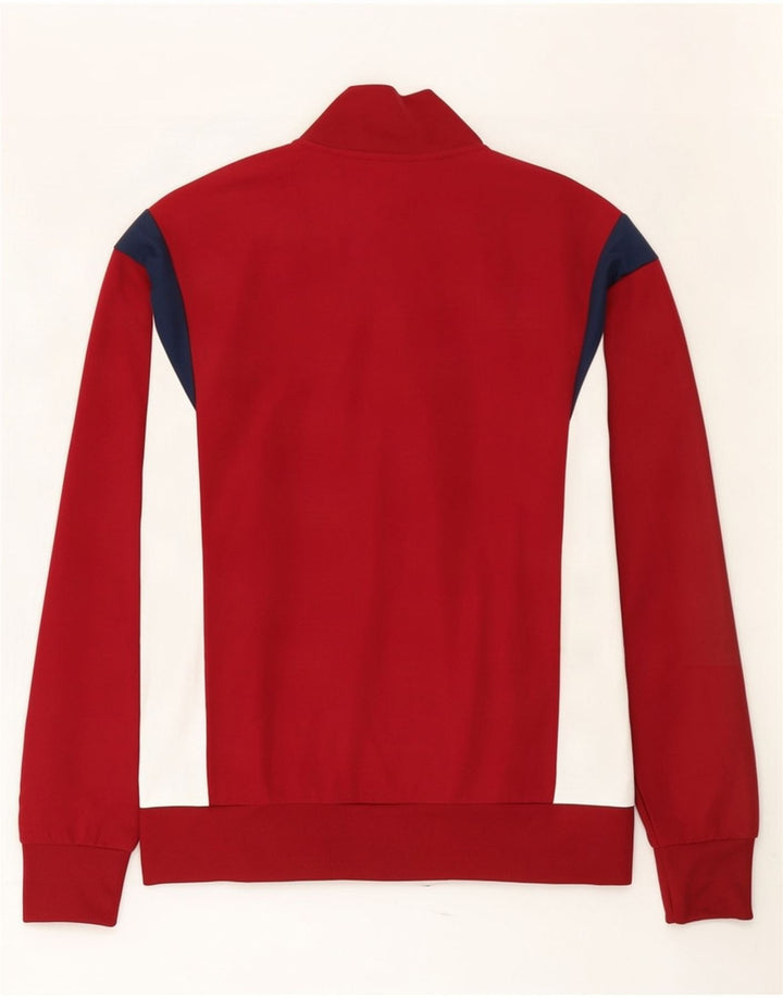 Adidas Hombre Chándal Top Jacket Medium Borgoña Colorblock