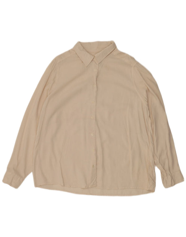 ORVIS Camisa extragrande para mujer UK 18/20 XL Off White Silk