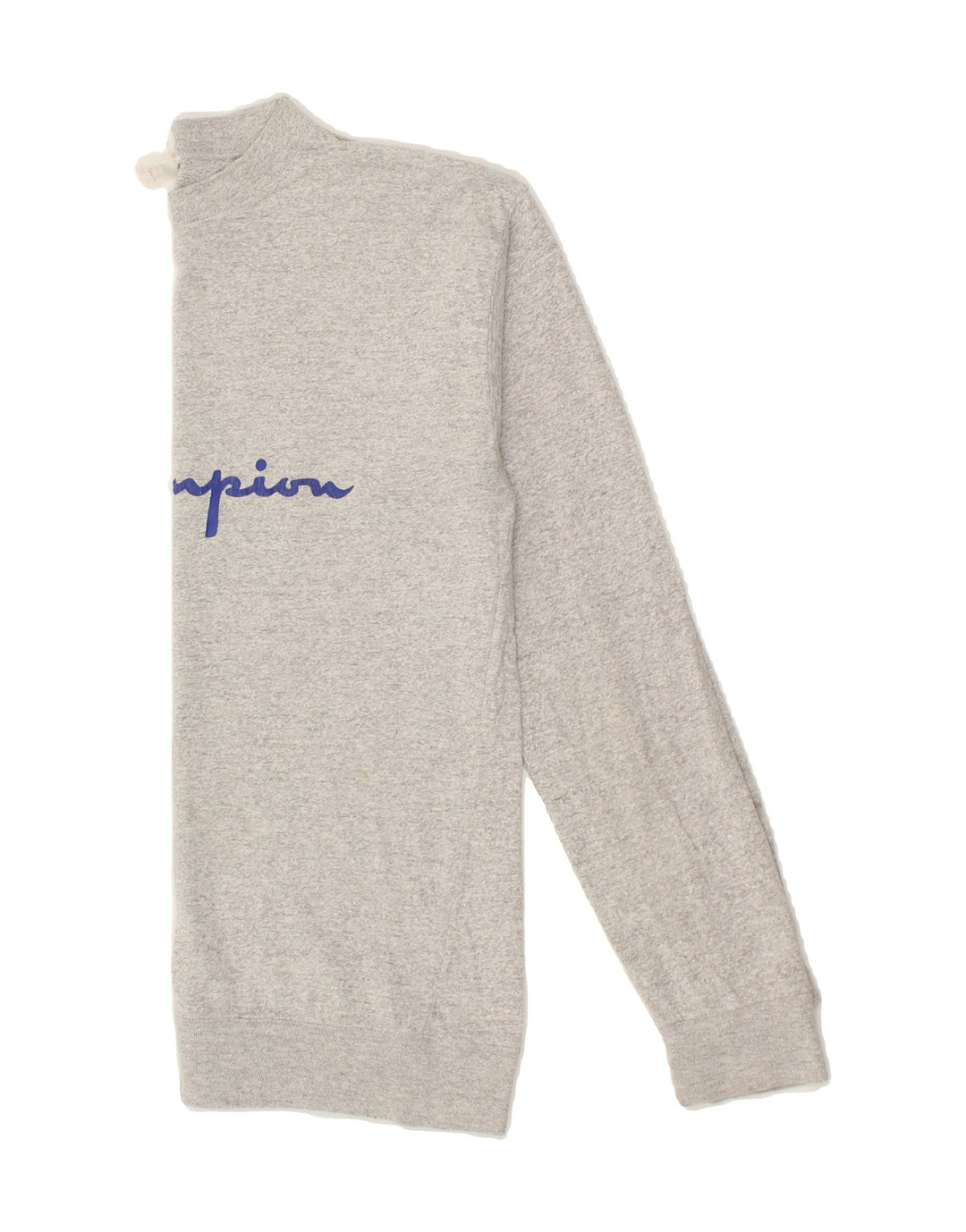 CHAMPION Mens Graphic Top Long Sleeve Small Grey Cotton Vintage Champion and Second-Hand Champion from Messina Hembry 