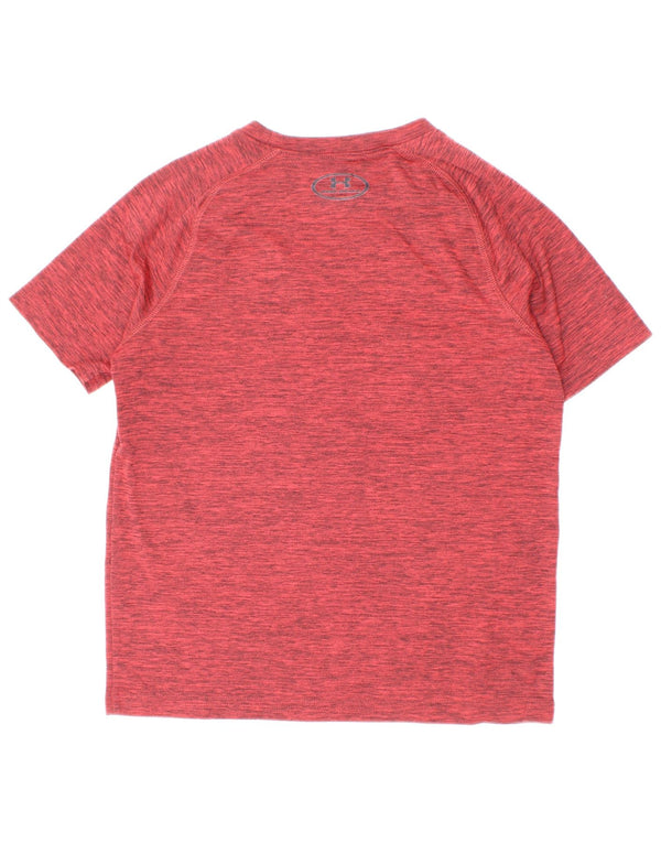 Under Armour Camiseta gráfica Heat Gear para niños 7-8 años Small Borgoña