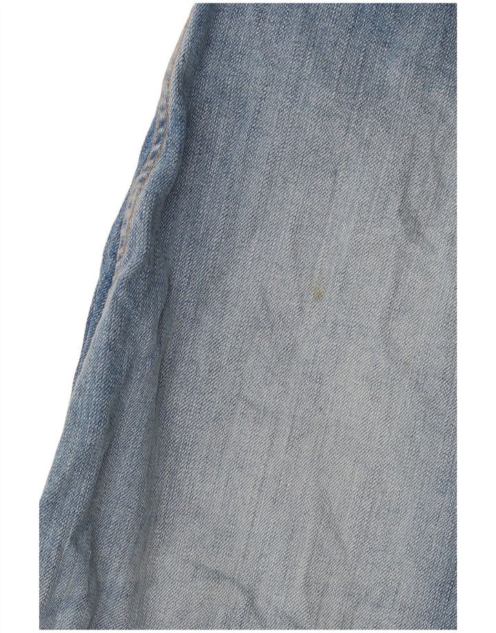 Wrangler Mens Colton Denim Shorts W33 Algodón Azul Medio
