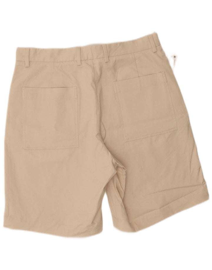 Zara Hombre Shorts Chinos W32 Algodón Beige Medio