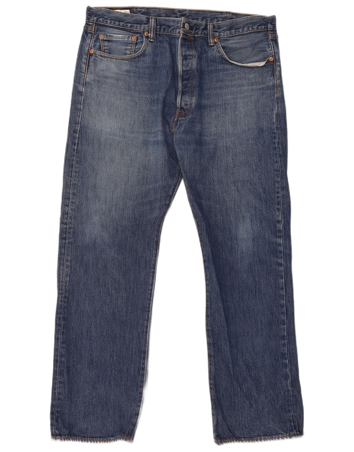 Levi's Hombre 501 Vaqueros Rectos W38 L30 Algodón Azul