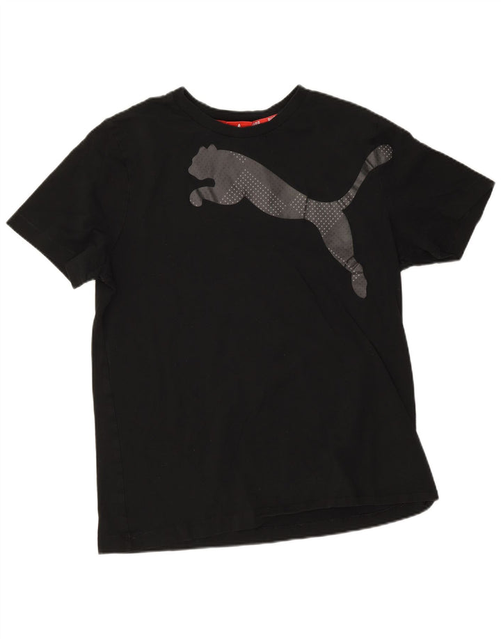 Puma - Camiseta gráfica para hombre, talla grande, color negro
