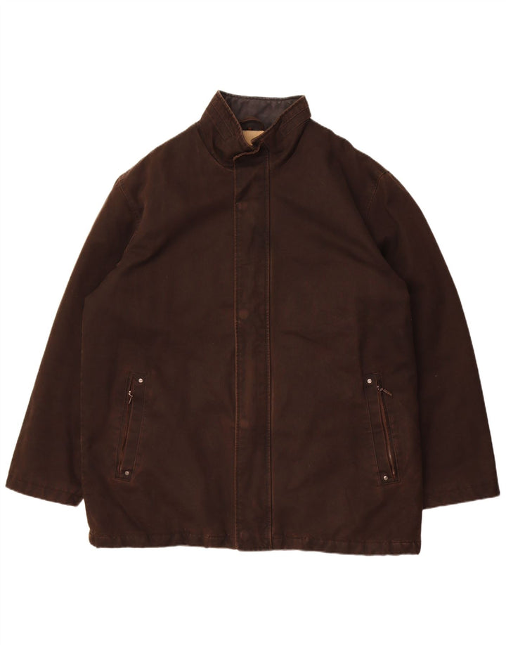 Douglas Chaqueta Bomber para Hombre UK 44 2XL Algodón Marrón