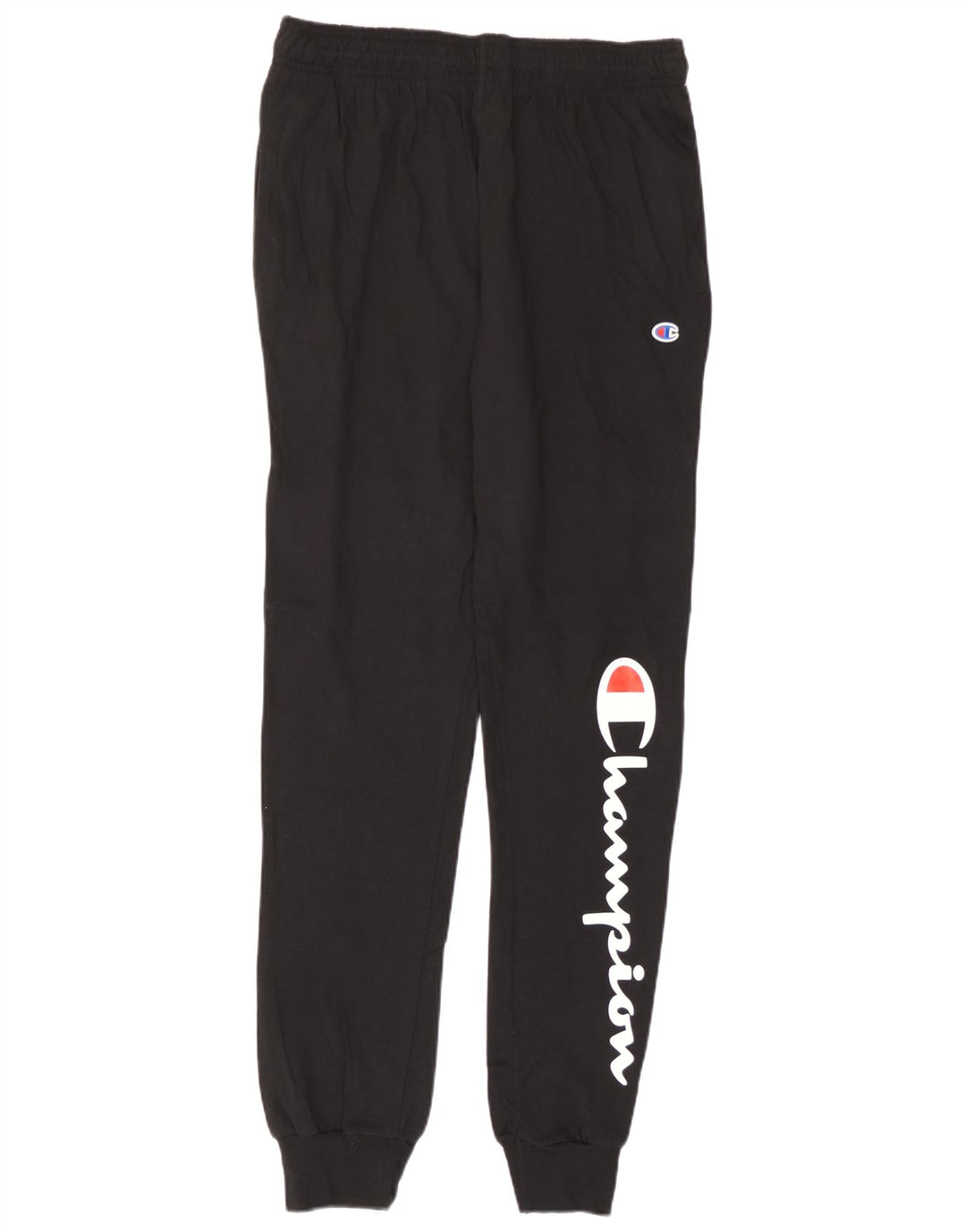 Champion Pantalones De Chándal Gráfico Joggers De Algodón Negro Mediano Hombre