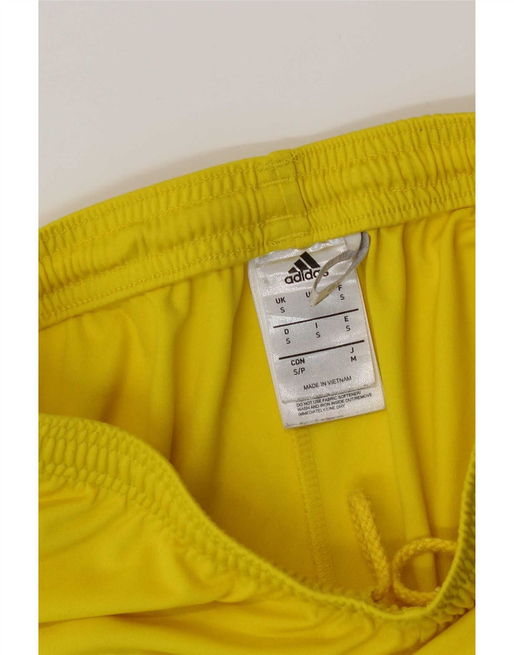 Adidas Mens Climalite Sport Shorts Pequeño Amarillo Poliéster