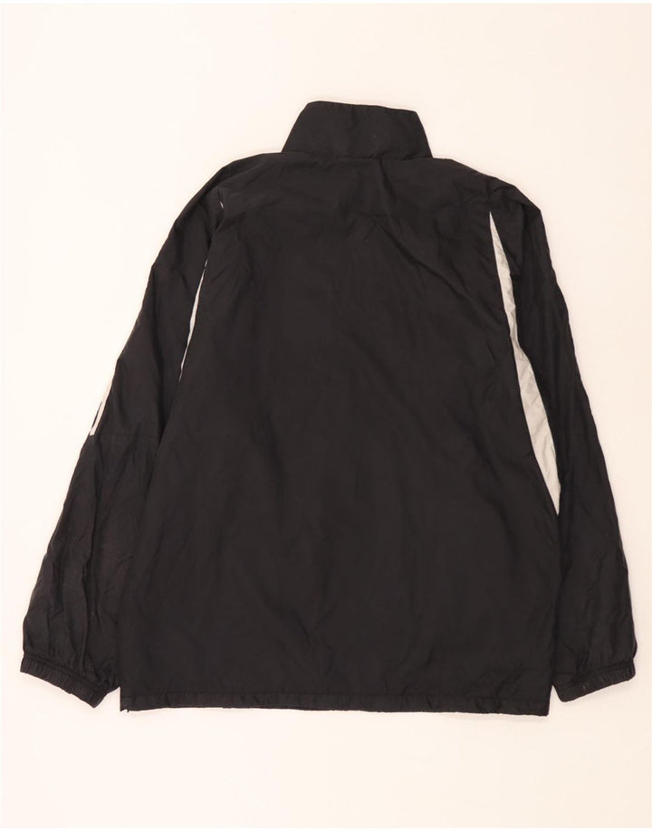 Adidas Hombre Jersey Chándal Top UK 40/42 Medium Negro Colorblock