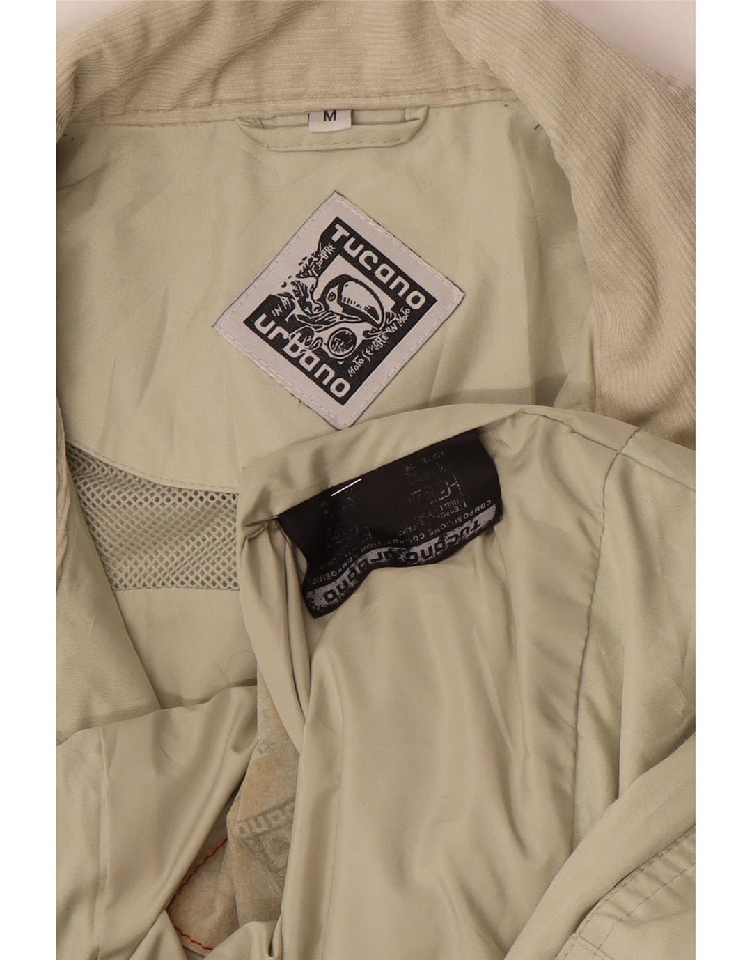 Tucano Urbano Chaqueta utilitaria para hombre ES 38 Poliéster verde medio