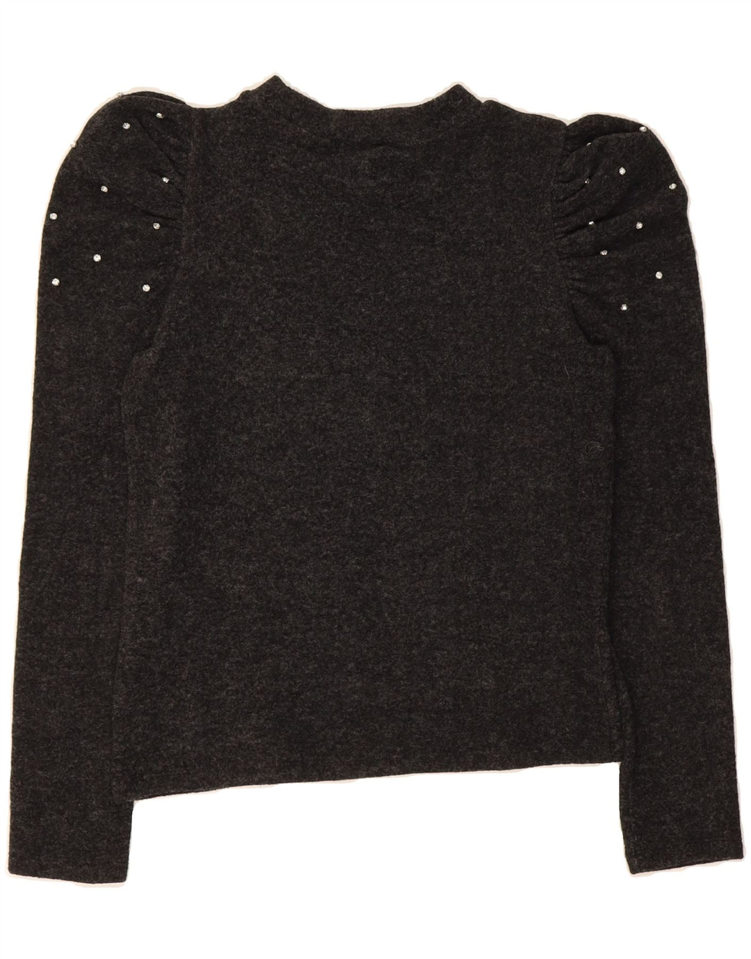 ZARA Womens Crew Neck Jumper Sweater UK 14 Medium Black Vintage Zara and Second-Hand Zara from Messina Hembry 