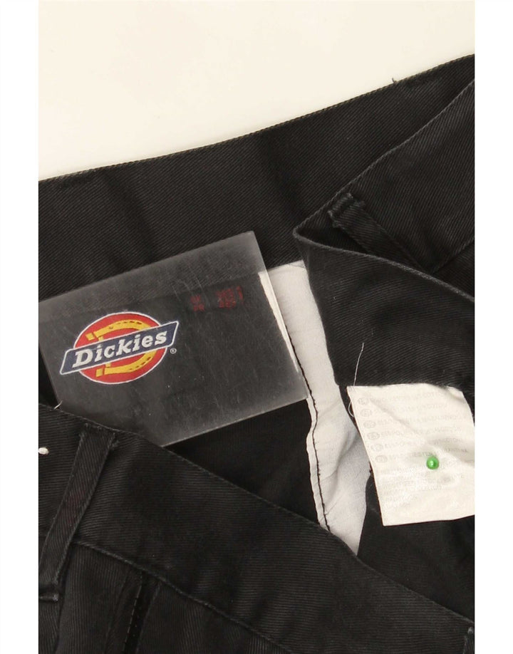 Dickies Pantalones cargo rectos para hombre W38 L29 Poliéster negro