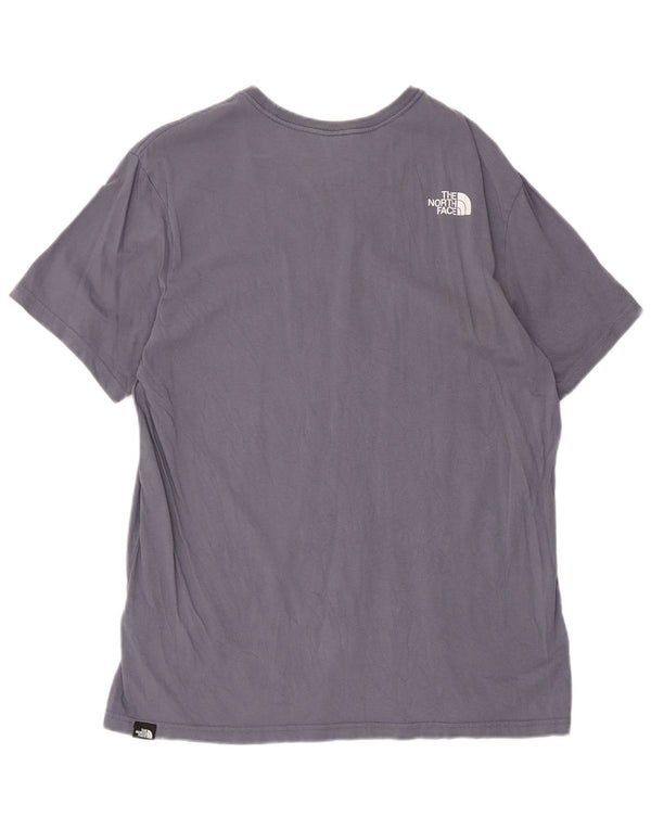 The North Face Camiseta gráfica para hombre Top grande de algodón gris
