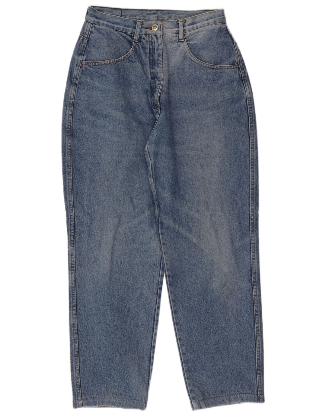Vaqueros cónicos vintage para mujer W26 L27 azul
