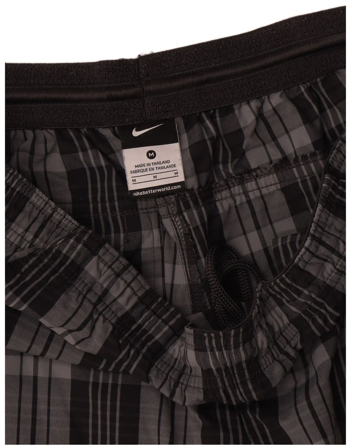 Pantalón corto deportivo Nike para hombre Poliéster a cuadros gris medio
