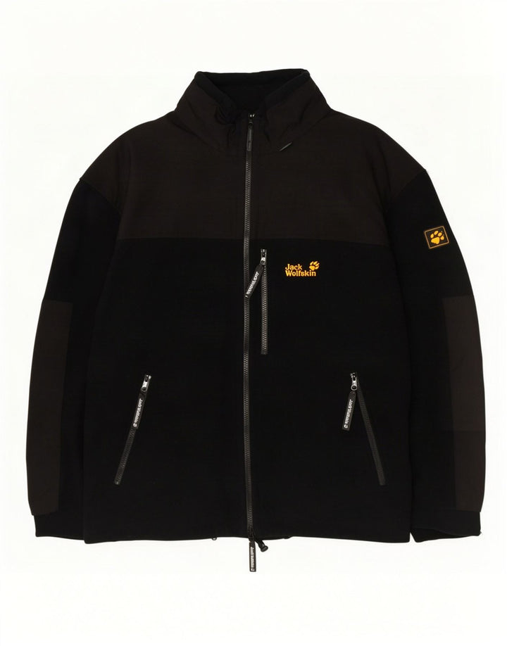 Jack Wolfskin Chaqueta cortavientos para hombre UK 44 XL Poliéster color negro