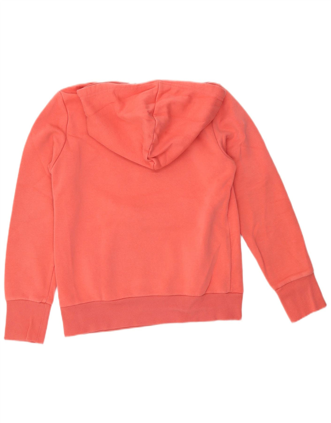 ADIDAS Sudadera con capucha gráfica para mujer UK 8/10 Small Naranja Algodón
