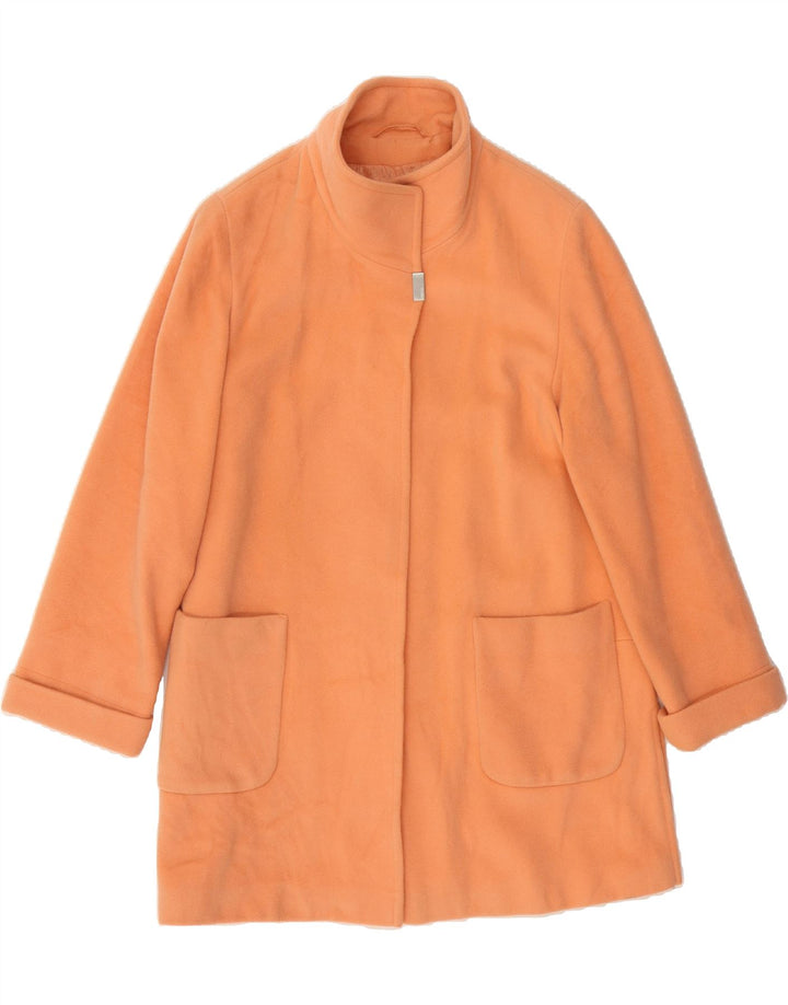 BASLER Womens Overcoat UK 14 Large  Orange Wool Vintage Basler and Second-Hand Basler from Messina Hembry 