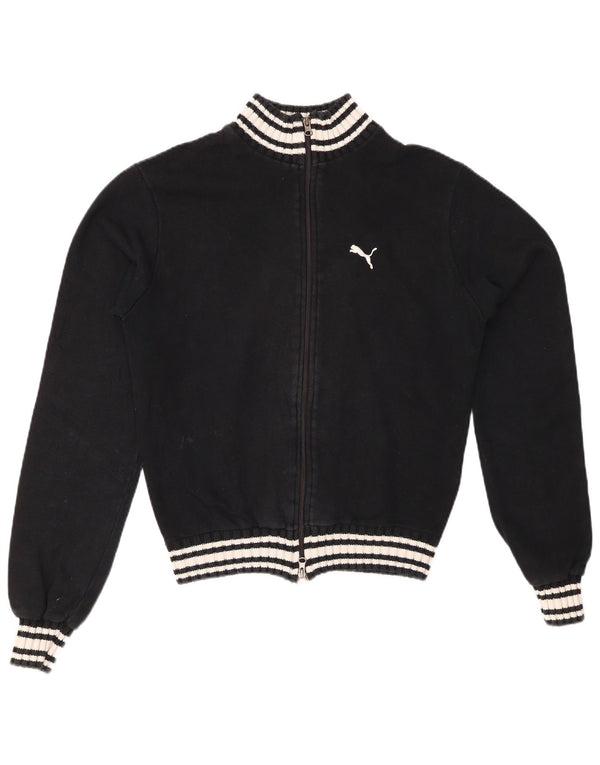 PUMA Chaqueta de chándal para mujer UK 18 XL Algodón negro