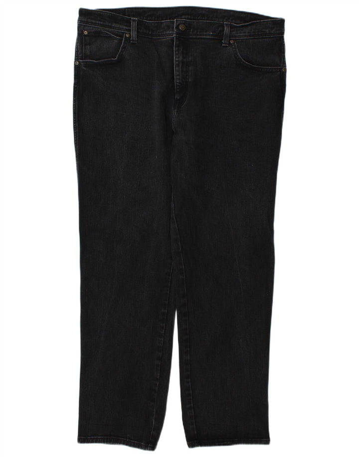 Wrangler Vaqueros Rectos Regulares Para Hombre W42 L32 Algodón Gris