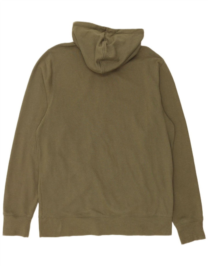 NEW BALANCE Sudadera con capucha y cremallera para hombre XL Algodón caqui
