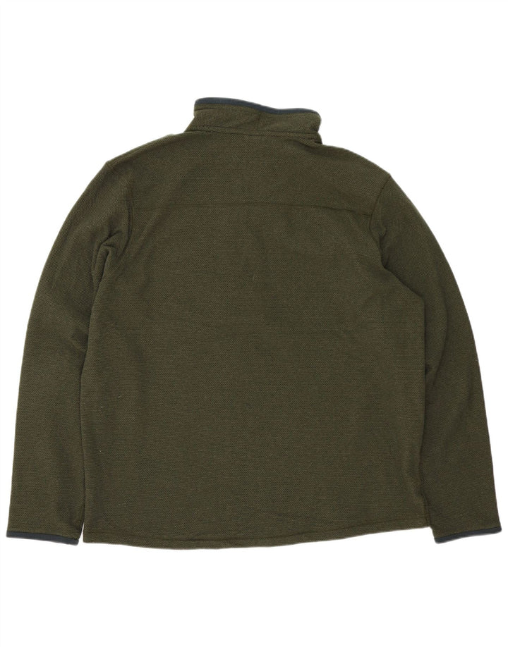 Rab Hombre Sudadera Con Cremallera Y Cuello Jumper XL Poliéster Verde