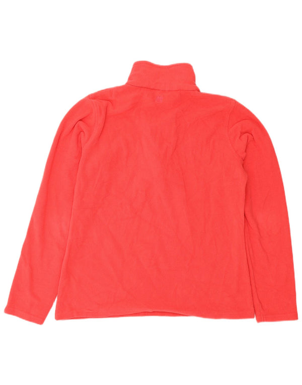 Jersey polar con cremallera y cuello para mujer de Mountain Warehouse UK 44 Poliéster rojo mediano