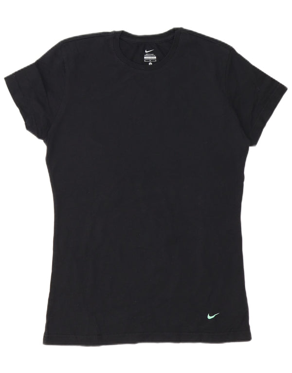 Nike Camiseta para mujer Top UK 12 Medium Negro Algodón