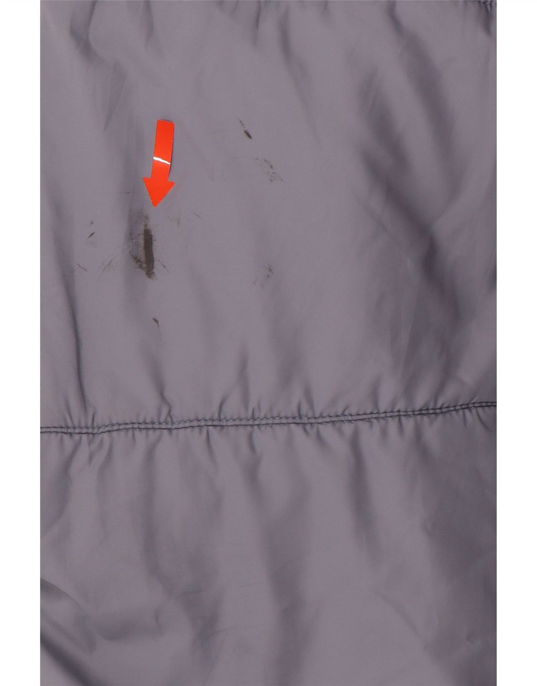 NIKE Chaqueta acolchada con capucha gráfica para mujer ES 40 XL Poliéster azul