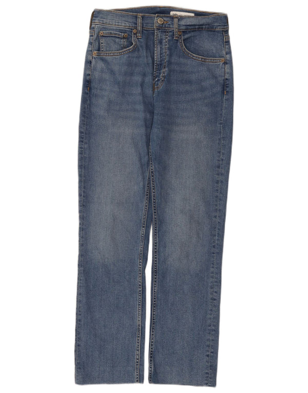 Zara Vaqueros Rectos Mujer EU 36 XS W26 L28 Azul
