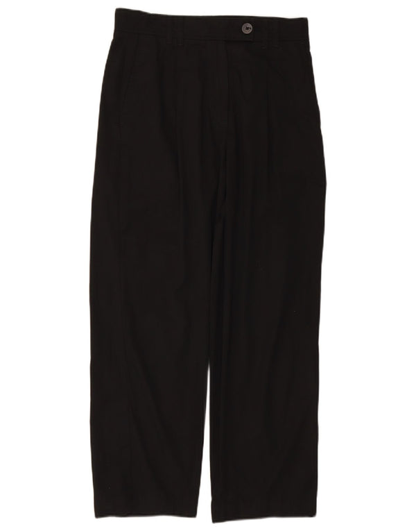 MASSIMO DUTTI Pantalones chinos holgados para mujer EU 38 Small W28 L26 Negro