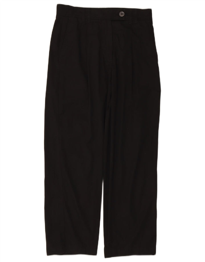 MASSIMO DUTTI Pantalones chinos holgados para mujer EU 38 Small W28 L26 Negro