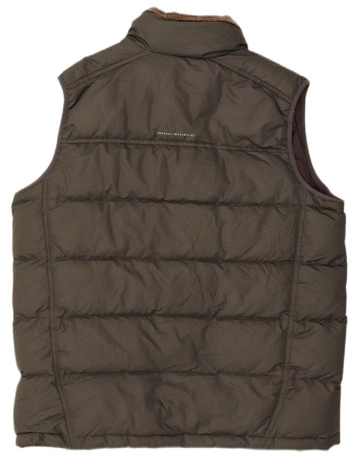 Columbia Chaleco acolchado Omni-Shield para hombre UK 44 2XL Poliéster caqui
