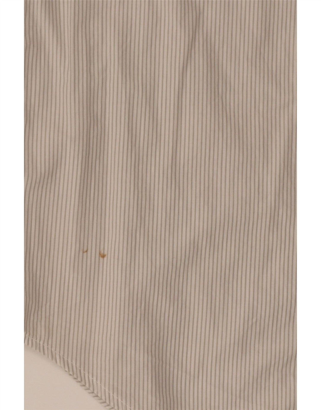 Diesel Hombre Camisa De Manga Corta Grande De Algodón A Rayas Blancas